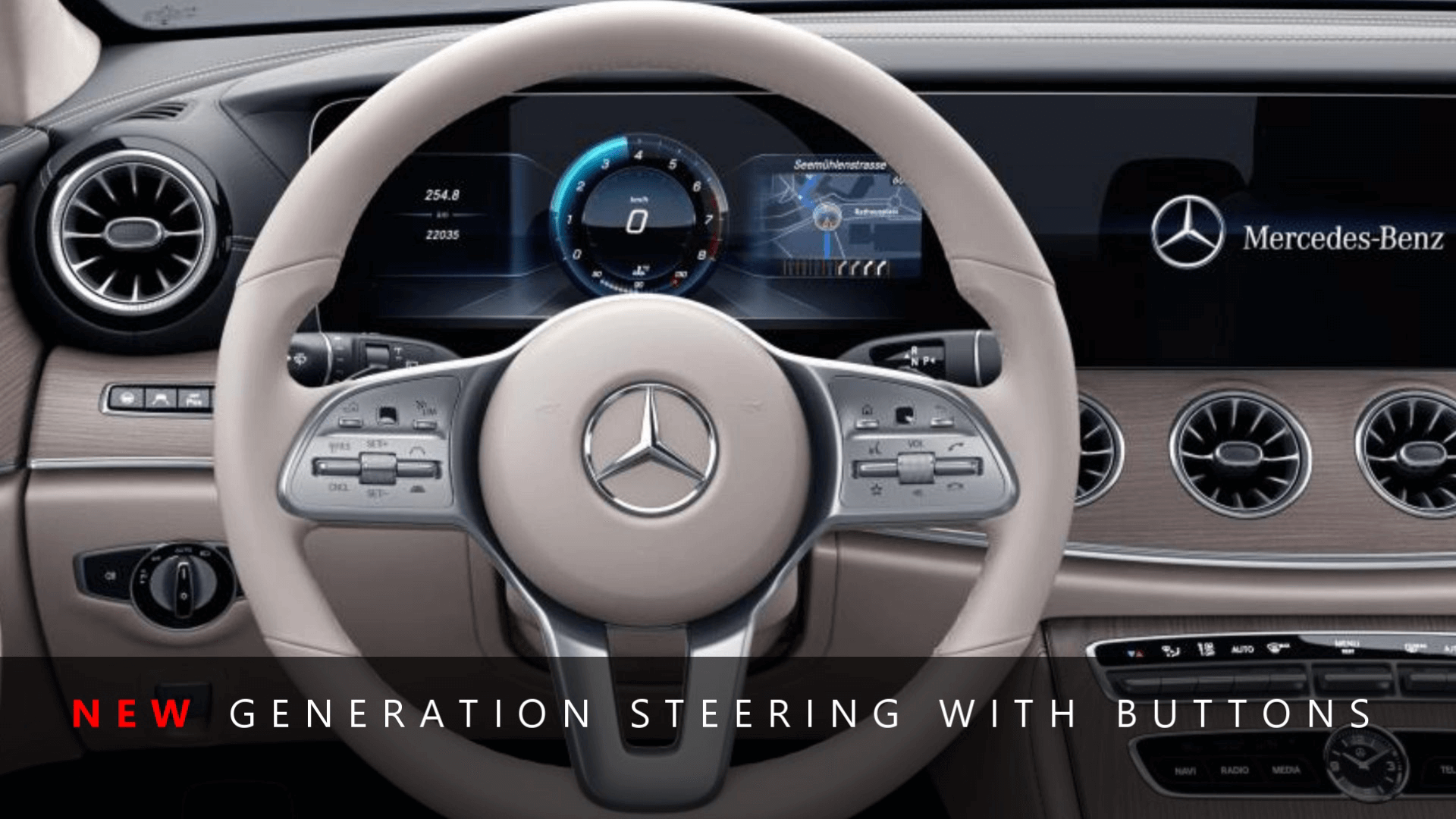 2019 E-Class New Steering Wheel