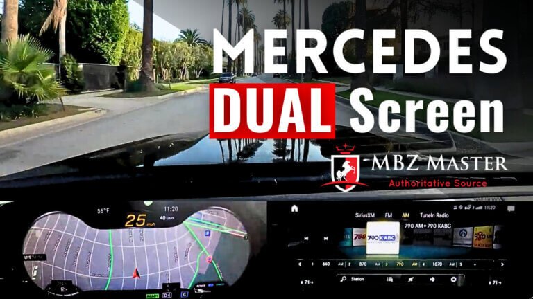 Mercedes Dual Screen