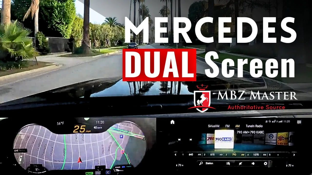 Mercedes Dual Screen